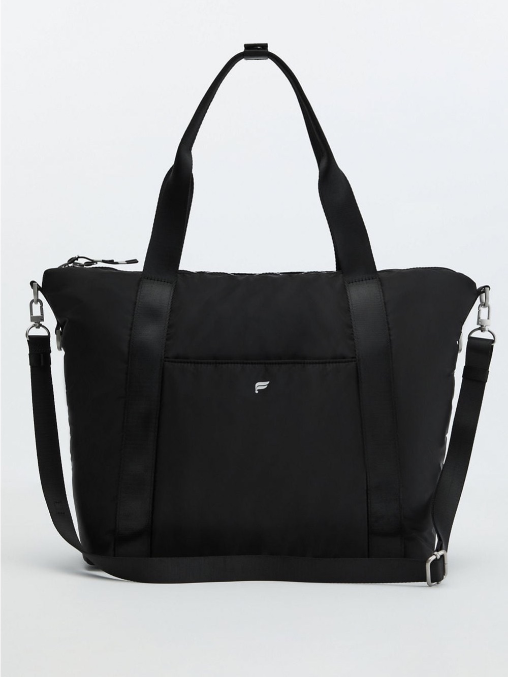 Fabletics Black Weekender Duffel Gym Travel Tote Carry-On Laptop School Bag